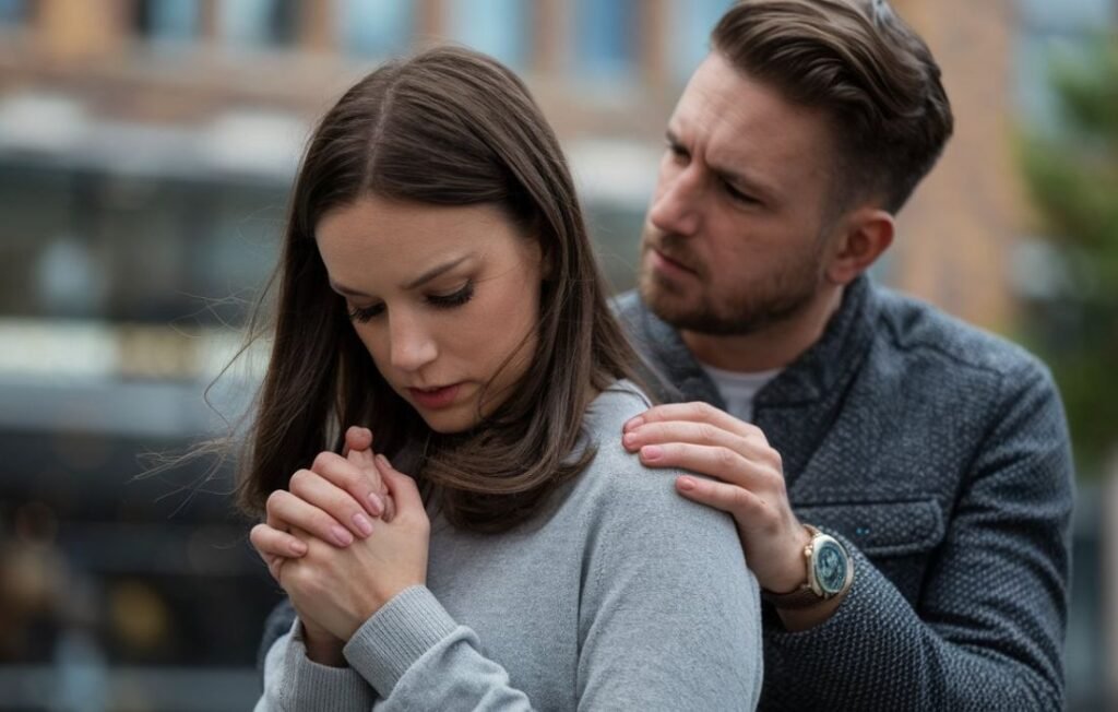 Couple communicating openly