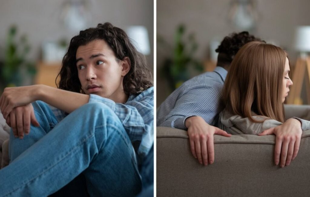 Anxious vs avoidant attachment in relationships.