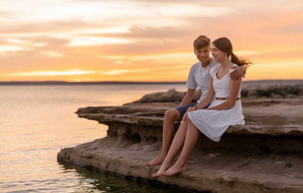 Watch a sunset together - First-date Ideas for teens