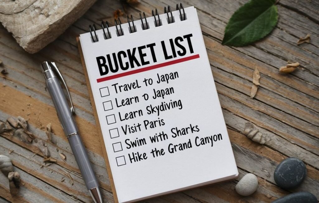 Create a relationship bucket list